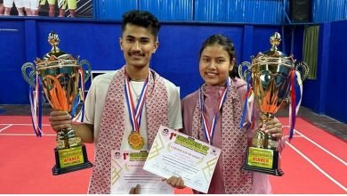 Photo of प्रथम मुख्यमन्त्री कप राष्ट्रिय ब्याडमिन्टन : क्षिजित र सिमाले जिते उपाधी