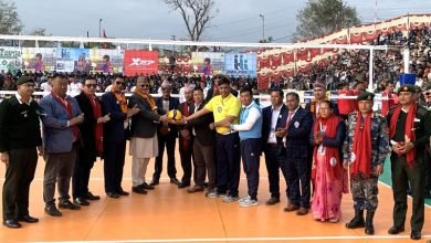 Photo of टाइगर कप भलिबल : पहिलो दिन तीन खेल, खराब प्रकाशका कारण रोकियो उद्घाटन खेल