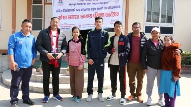 Photo of विशेष प्रशिक्षणमा खेलाडीहरुको स्वास्थ्य परीक्षण सम्पन्न