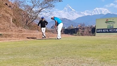 Photo of पोखरा सूर्य नेपाल वेस्टर्न ओपन : भुवनको कोर्स रेकर्ड, शीर्ष स्थानमा कायमै