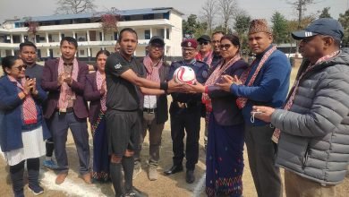 Photo of पोखरामा अन्तरबिद्यालय वडा अध्यक्ष कप फुटवल प्रतियोगिता सुरु