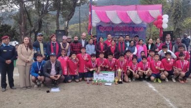 Photo of वडा अध्यक्ष कप फुटवल प्रतियोगिताको उपाधि शान्ति निकुन्ज स्कुललाई
