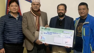Photo of पोखरा म्याराथनलाई च्यारिटी रकम हस्तान्तरण तथा प्रायोजन सम्झौता