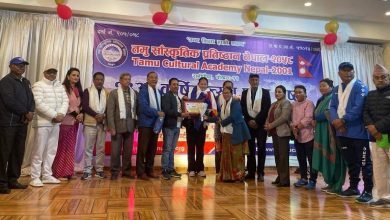 Photo of एसियाली रजत पदक बिजेता एरिका पोखरामा सम्मानित