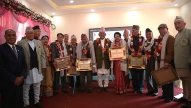 Photo of राजधानीमा पूर्व खेलाडीहरु सम्मानित