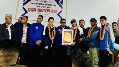 Photo of गण्डकी प्रदेशमा उत्कृष्ट बन्यो म्याग्दी जिल्ला भलिबल संघ