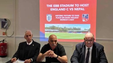 Photo of नेपाली राष्ट्रिय टोली र इङ्ल्याण्डको ‘सी’ टिम बीचको मैत्रीपूर्ण फुटबल चार वर्ष पछि पुनः तय