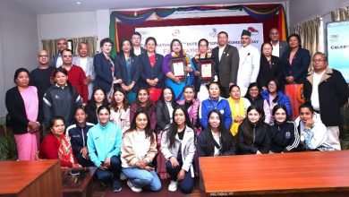 Photo of Olympian Parbati & Ganga Honored