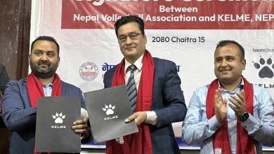 Photo of भलिबल संघ र केल्मीबीच सम्झौता : एक करोडको सामाग्री दिंदै केल्मी