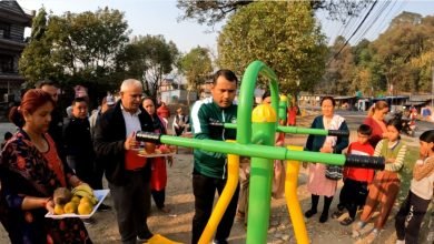 Photo of खेलकद र स्वास्थ्य : पोखरा–१५ मा एकैदिन ६ व्यायामशालाको उद्घाटन