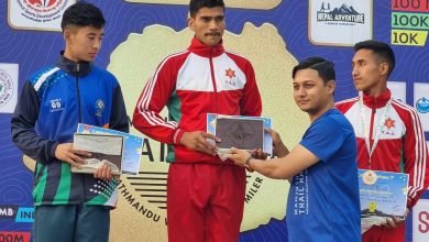 Photo of चौथो मञ्जुश्री ट्रेल रेस सम्पन्न, आफ्नै रेकर्ड तोड्दै अर्जुन कुलुङ बने विजेता