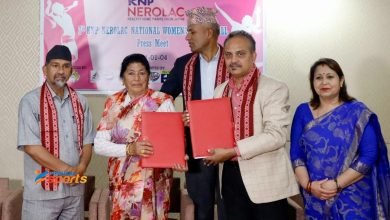 Photo of शेरबहादुर खड्का राष्ट्रिय महिला भलिबल वैशाख १२ देखि