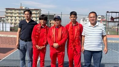 Photo of नेपाली जुनियर टेनिस टोली मलेसिया प्रस्थान