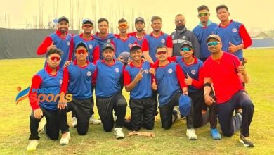 Photo of बागमती प्रदेश राष्ट्रिय खेलकुद प्रतियोगिता : सन्दिप खत्रीले बनाए १५ बलमा ४७ रन, मधेशलाई २०२ को लक्ष्य
