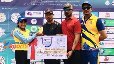 Photo of पोखरा महानगर विद्यालयस्तरीय छात्रा टि–२० मा रियाको शतक : कालिका र सिद्ध विजयी