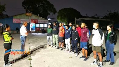 Photo of एसियाकप ट्रायथलनमा सहभागि हुन नेपाली टोली पोखरामा