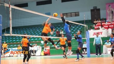 Photo of शेरबहादुर खड्का स्मृति भलिबल : न्यु डायमन्ड र एपीएफ विजयी सुरुआत