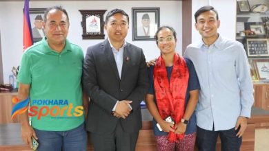 Photo of सदस्य–सचिव घिसिङले गरे टेनिस खेलाडी अभिलाषाको प्रशंसा