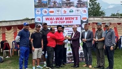 Photo of पोखरामा वाईवाई यु–१९ क्रिकेट सुरु, विन्ध्यवासिनी र बाराहीको बिजयी सुरुवात