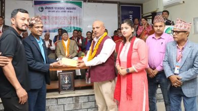 Photo of त्रिभुवन पौडेल स्मृति अक्षयकोषको लागि एनएसजेएफ गण्डकीको सहयोग