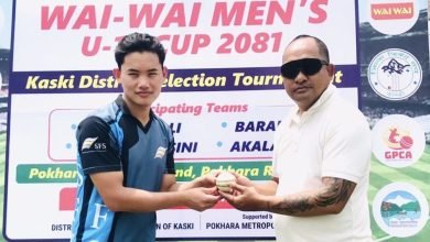 Photo of कास्की क्रिकेट लिग : भद्रकालीको पहिलो जित
