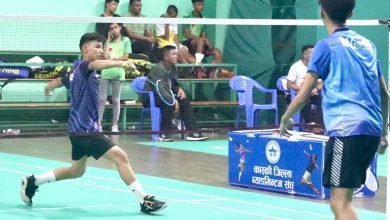 Photo of यू–१५ विद्यालय खेलकुद : व्याडमिन्टन प्रतियोगिता सुरु