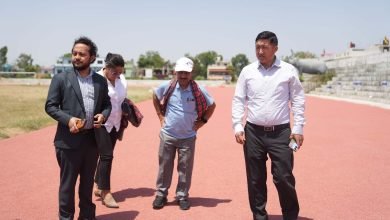 Photo of कोहल्पुर क्रिकेट एकेडेमी र सिन्थेटिक ट्रयाकको निरीक्षण