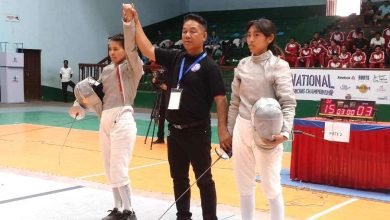 Photo of राष्ट्रिय फेन्सिङमा आर्मी च्याम्पियन, गण्डकीकी बिनिताले जितिन रजत