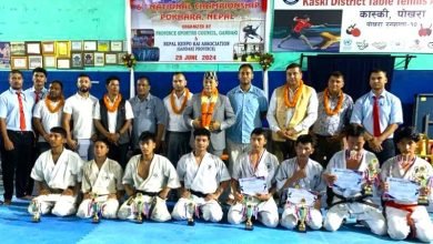 Photo of पोखरामा छैटौ केन्पोकाई राष्ट्रिय प्रतियोगिता सुरु (भिडियो सहित)