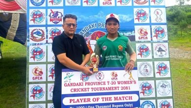 Photo of दिनेशको उत्कृष्ट व्याटिङमा तनहुँको शानदार जित