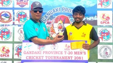 Photo of गण्डकी प्रदेशस्तरीय टि–२० क्रिकेट : नवलपुर र स्याङजाको जित