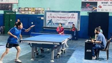 Photo of यूू–१५ विद्यालय खेलकुदः टेबल टेनिसको सिंगल्सका खेल सुरु