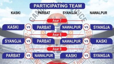 Photo of गण्डकी प्रदेशस्तरीय महिला टि–२० मा चार टिम (खेल तालिकासहित)