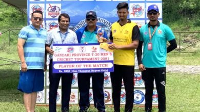 Photo of गण्डकी प्रदेशस्तरीय पुरुष टि–२० क्रिकेट : स्याङजा फाइनलमा , कास्की संग भिड्ने