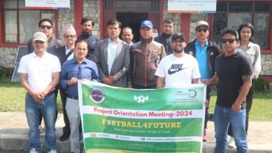 Photo of पोखराका सामुदायिक विद्यालयमा फुटबल प्रशिक्षण कार्यक्रम सुरु