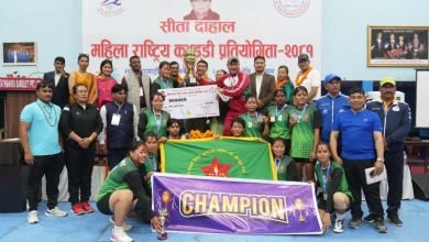 Photo of राष्ट्रिय महिला कबड्डी : आर्मीलाई उपाधि