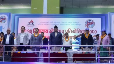 Photo of यू–१५ विद्यालय खेलकुद प्रतियोगिता : मुख्यमन्त्री पाण्डेले गरे उद्घाटन, ‘खेल र खेलाडीको प्रोत्साहनका लागि दत्तचित्त छौं’
