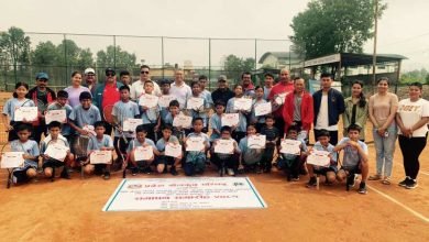 Photo of ‘खेल्छ गण्डकी’ कार्यक्रम अन्तर्गत टेनिस प्रशिक्षण सम्पन्न