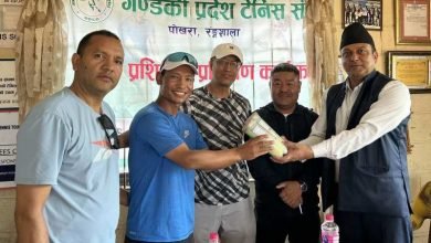 Photo of पोखरामा सुरु भयो टेनिस प्रशिक्षक/प्रशिक्षण कार्यक्रम