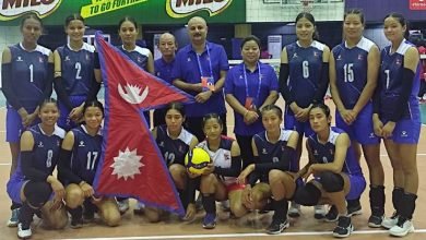 Photo of काभा यू–२० महिला भलिबल : नेपाल तेस्रो