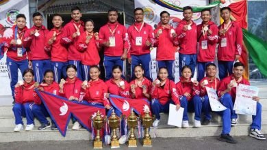 Photo of दक्षिण एसियाली करातेमा पहिलो दिन नेपालले जित्यो ८ स्वर्ण