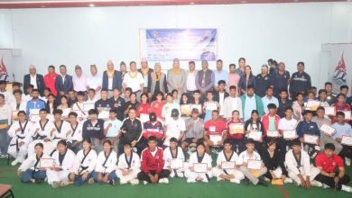 Photo of गण्डकीका पदक बिजेता खेलाडी पुरस्कृत, प्रदेश सरकार खेलकुदमा लगानी बढाउन प्रतिवद्ध छ–मुख्यमन्त्री