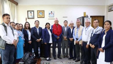 Photo of खेलकुद मन्त्रीलाई राखेप कर्मचारी संघको बधाई