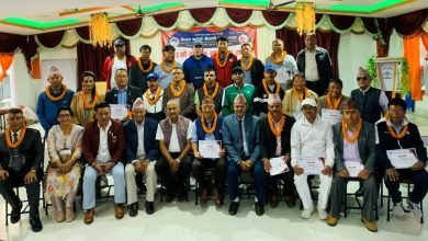 Photo of नेपाल भूतपूर्व खेलाडी मञ्चको अध्यक्षमा गुरुङ सर्वसम्मत निर्वाचित