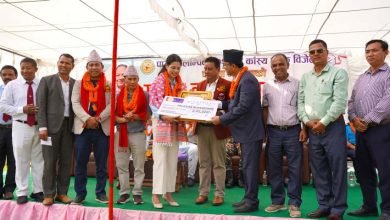 Photo of ऐतिहासिक पदक विजेता पलेसालाई पोखरा महानगरद्वारा नगद सहित सम्मान