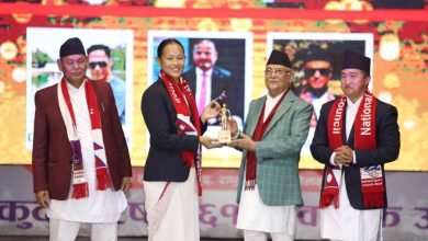 Photo of राखेपद्वारा खेलाडीसहित १८ खेलकर्मी र संस्था सम्मानित