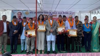 Photo of ऐतिहासिक ओलम्पिक पदक बिजेता पलेशा पोखरामा सम्मानित (भिडियोसहित)