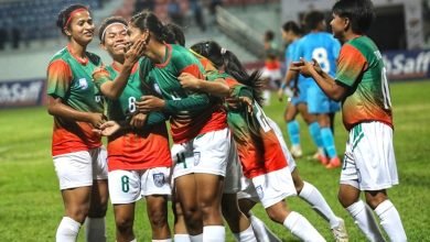 Photo of साफ वुमेन्स फुटबल फाइनल : बंगलादेश च्याम्पियन, नेपाल २–१ ले पराजित