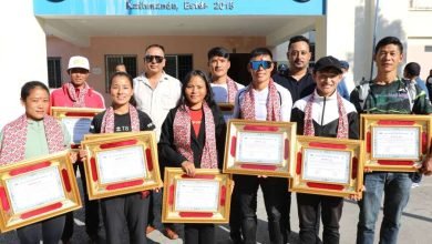 Photo of एसियाली ट्रेल रेसका पदक विजेता पुरस्कृत