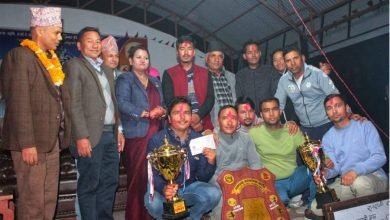 Photo of माछापुच्छ्रेमा राष्ट्रपति रनिङ्ग शिल्ड सम्पन्न, ज्ञानज्योतिले जित्यो उपाधि